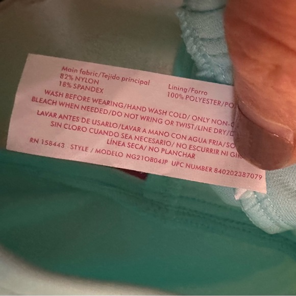 One piece swimsuit, Ninety Nine brand, juniors large, NWT - Picture 4 of 7